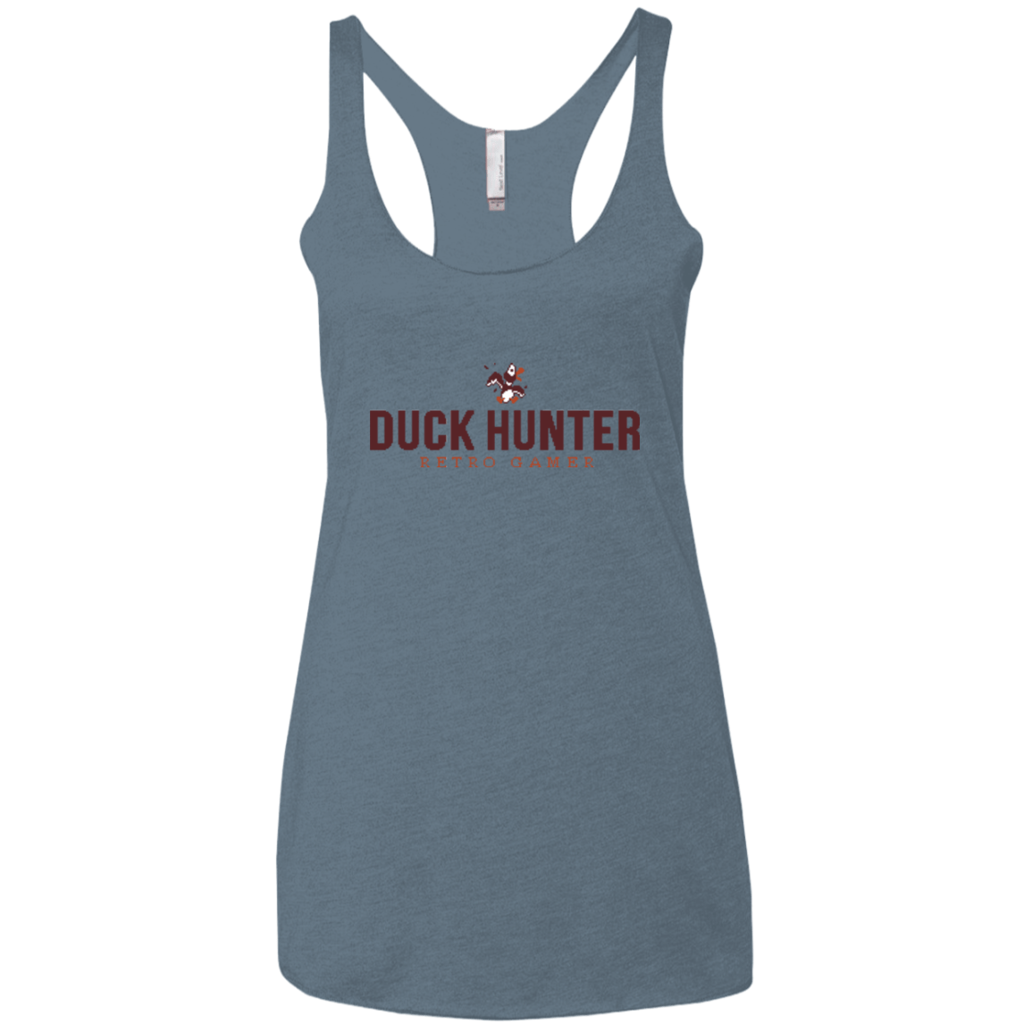 T-Shirts Indigo / X-Small Duck hunter Women's Triblend Racerback Tank