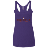 T-Shirts Purple / X-Small Duck hunter Women's Triblend Racerback Tank