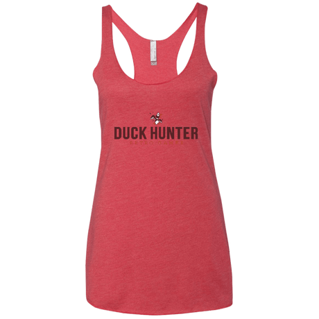 T-Shirts Vintage Red / X-Small Duck hunter Women's Triblend Racerback Tank