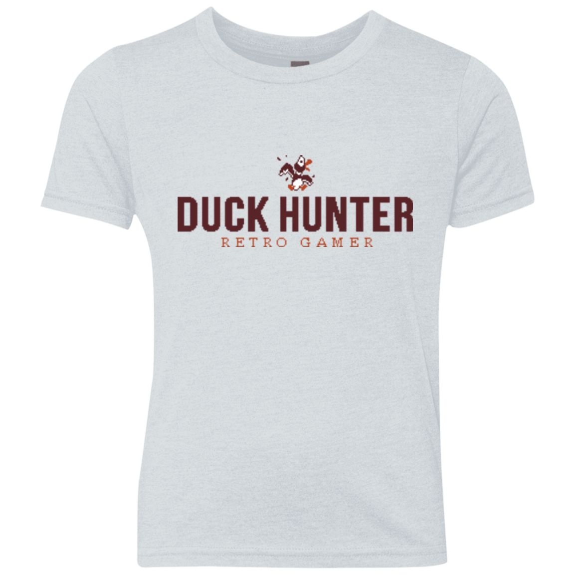 T-Shirts Heather White / YXS Duck hunter Youth Triblend T-Shirt
