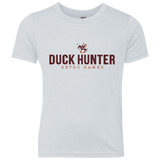 T-Shirts Heather White / YXS Duck hunter Youth Triblend T-Shirt