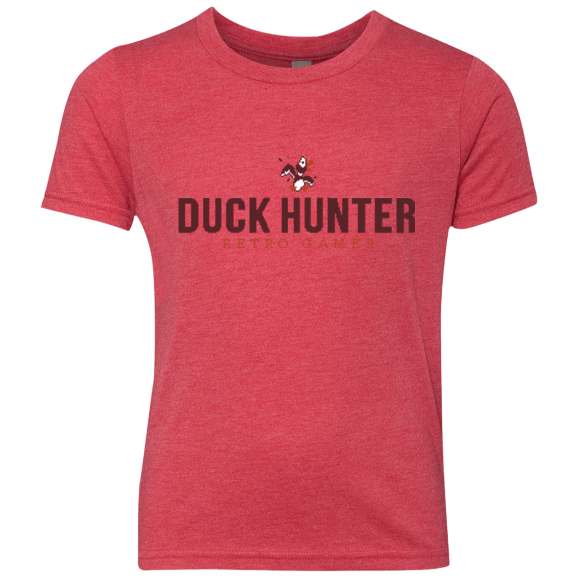 T-Shirts Vintage Red / YXS Duck hunter Youth Triblend T-Shirt