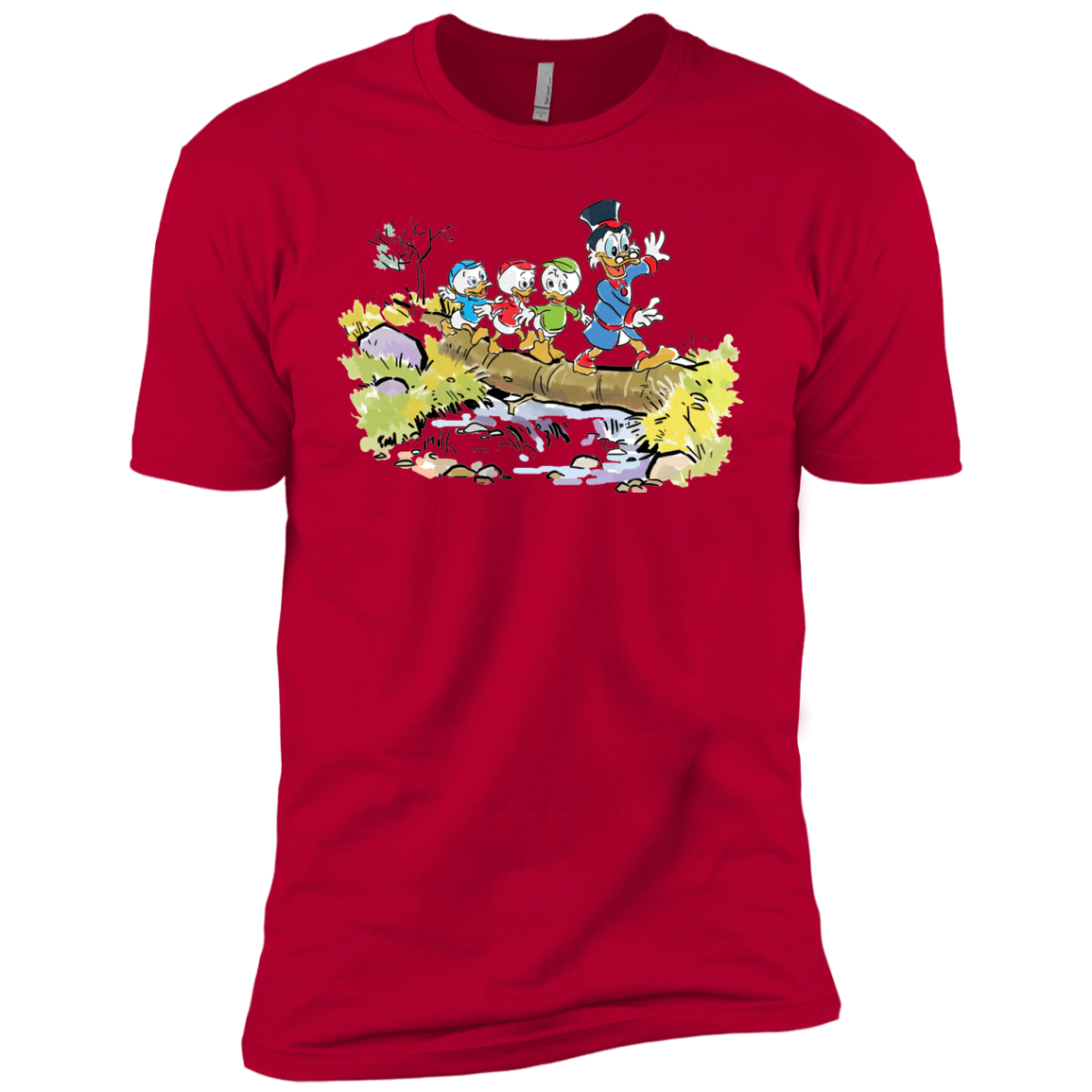 T-Shirts Red / YXS Duck Tails Boys Premium T-Shirt