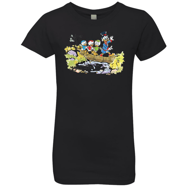 T-Shirts Black / YXS Duck Tails Girls Premium T-Shirt
