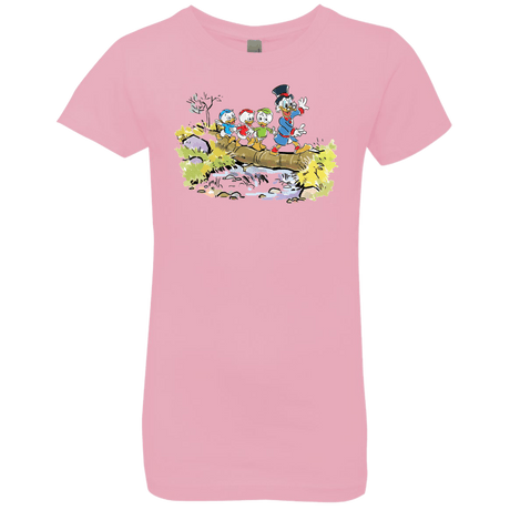 T-Shirts Light Pink / YXS Duck Tails Girls Premium T-Shirt