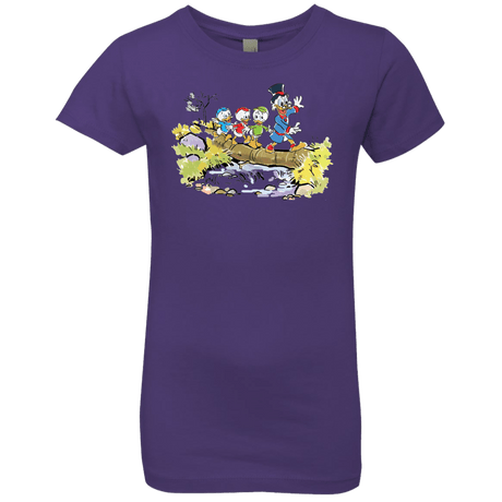T-Shirts Purple Rush / YXS Duck Tails Girls Premium T-Shirt