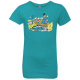 T-Shirts Tahiti Blue / YXS Duck Tails Girls Premium T-Shirt