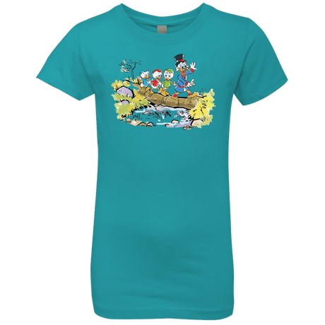 T-Shirts Tahiti Blue / YXS Duck Tails Girls Premium T-Shirt