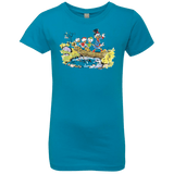 T-Shirts Turquoise / YXS Duck Tails Girls Premium T-Shirt