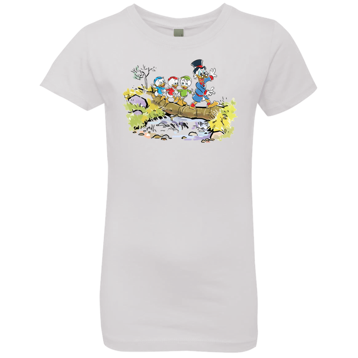 T-Shirts White / YXS Duck Tails Girls Premium T-Shirt