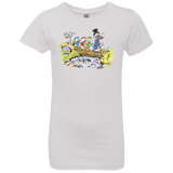 T-Shirts White / YXS Duck Tails Girls Premium T-Shirt