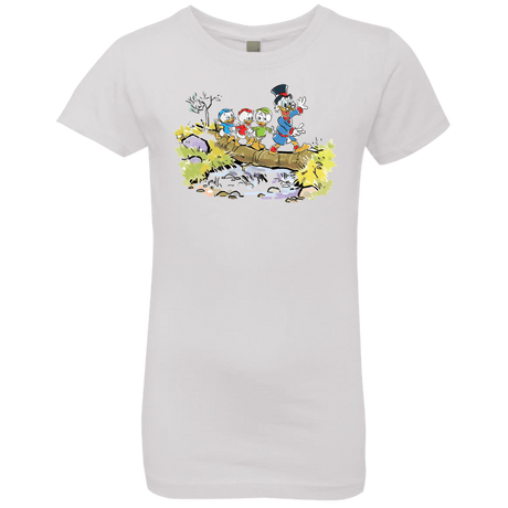 T-Shirts White / YXS Duck Tails Girls Premium T-Shirt