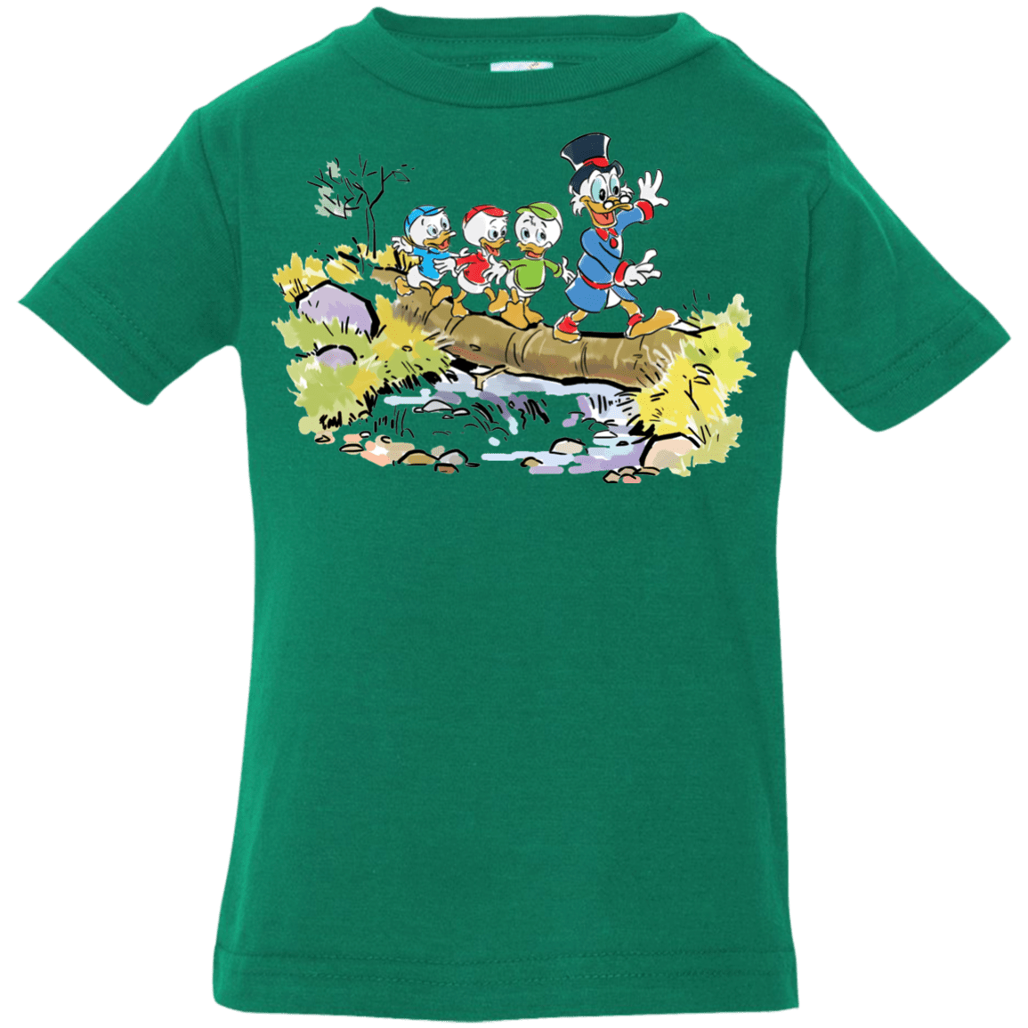 T-Shirts Kelly / 6 Months Duck Tails Infant Premium T-Shirt