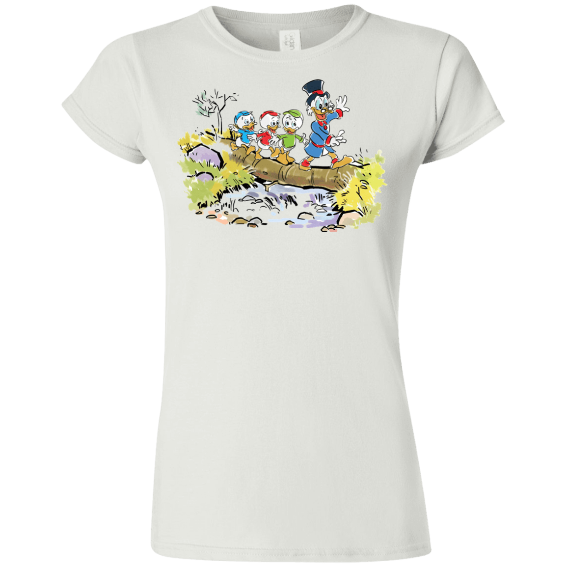 T-Shirts White / S Duck Tails Junior Slimmer-Fit T-Shirt