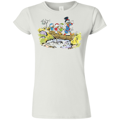 T-Shirts White / S Duck Tails Junior Slimmer-Fit T-Shirt