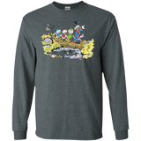 T-Shirts Dark Heather / S Duck Tails Men's Long Sleeve T-Shirt