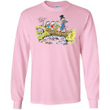 T-Shirts Light Pink / S Duck Tails Men's Long Sleeve T-Shirt