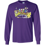 T-Shirts Purple / S Duck Tails Men's Long Sleeve T-Shirt