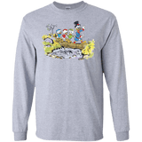 T-Shirts Sport Grey / S Duck Tails Men's Long Sleeve T-Shirt