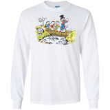 T-Shirts White / S Duck Tails Men's Long Sleeve T-Shirt