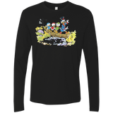 T-Shirts Black / S Duck Tails Men's Premium Long Sleeve