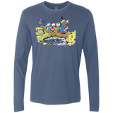 T-Shirts Indigo / S Duck Tails Men's Premium Long Sleeve
