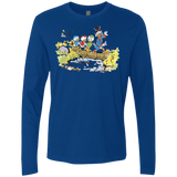 T-Shirts Royal / S Duck Tails Men's Premium Long Sleeve