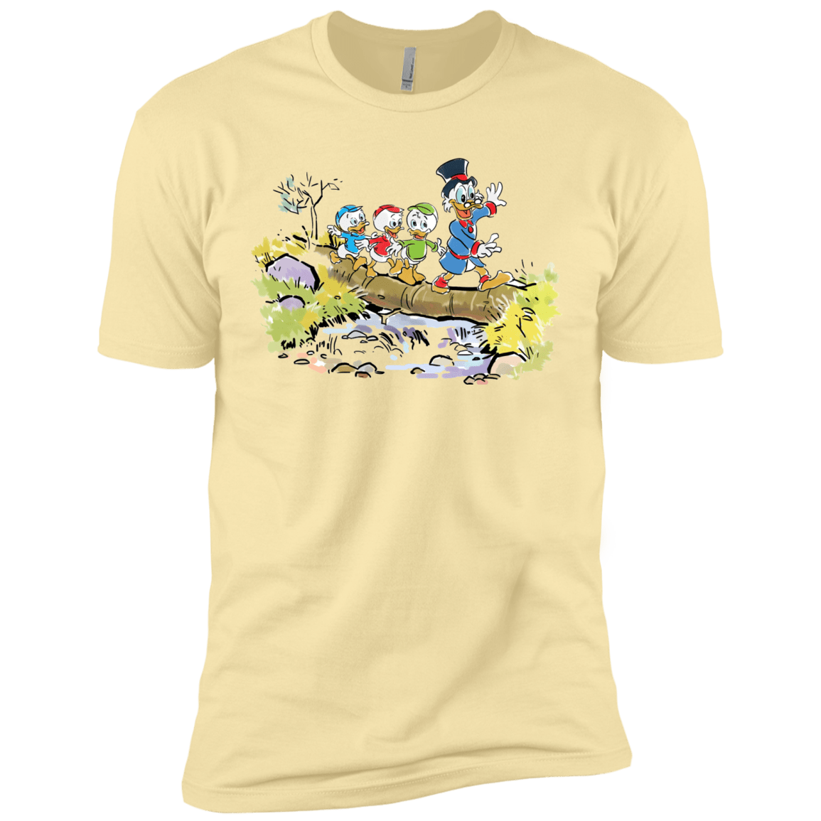T-Shirts Banana Cream / X-Small Duck Tails Men's Premium T-Shirt