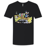 T-Shirts Black / X-Small Duck Tails Men's Premium V-Neck