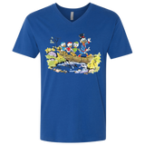 T-Shirts Royal / X-Small Duck Tails Men's Premium V-Neck