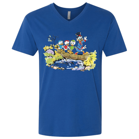 T-Shirts Royal / X-Small Duck Tails Men's Premium V-Neck