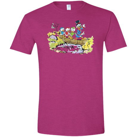 T-Shirts Antique Heliconia / S Duck Tails Men's Semi-Fitted Softstyle