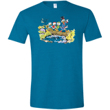 T-Shirts Antique Sapphire / S Duck Tails Men's Semi-Fitted Softstyle