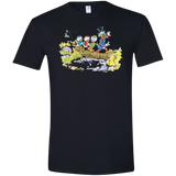 T-Shirts Black / X-Small Duck Tails Men's Semi-Fitted Softstyle