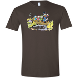 T-Shirts Dark Chocolate / S Duck Tails Men's Semi-Fitted Softstyle