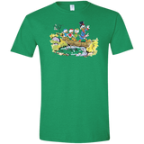 T-Shirts Heather Irish Green / S Duck Tails Men's Semi-Fitted Softstyle