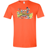 T-Shirts Orange / S Duck Tails Men's Semi-Fitted Softstyle
