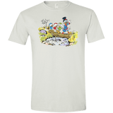 T-Shirts White / X-Small Duck Tails Men's Semi-Fitted Softstyle