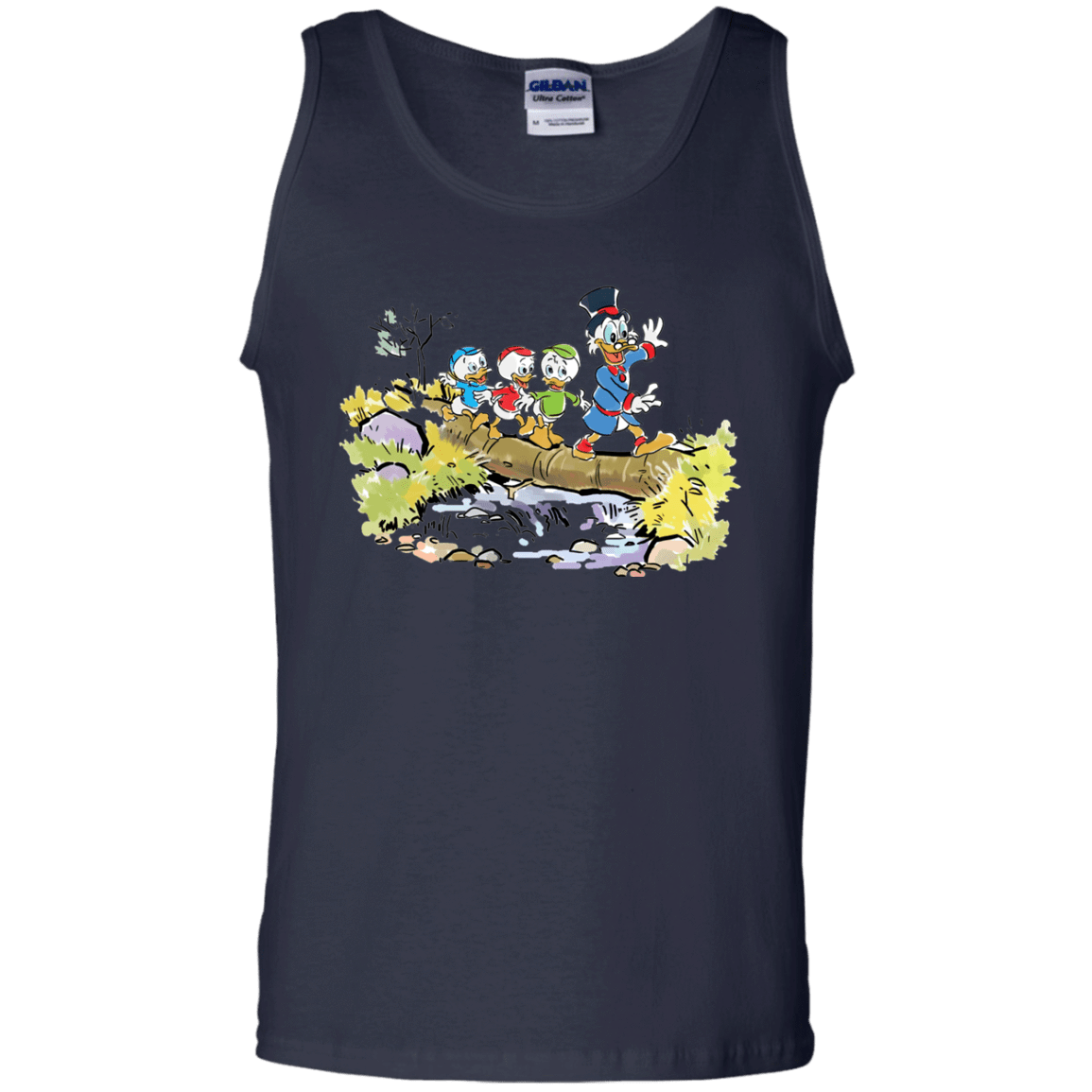 T-Shirts Navy / S Duck Tails Men's Tank Top
