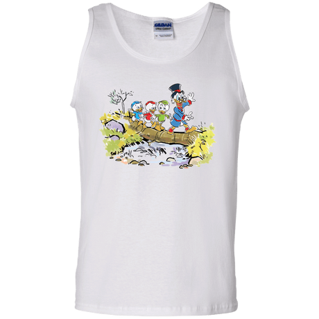 T-Shirts White / S Duck Tails Men's Tank Top