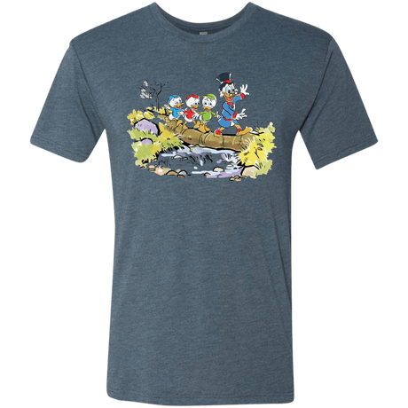 T-Shirts Indigo / S Duck Tails Men's Triblend T-Shirt