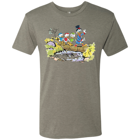T-Shirts Venetian Grey / S Duck Tails Men's Triblend T-Shirt