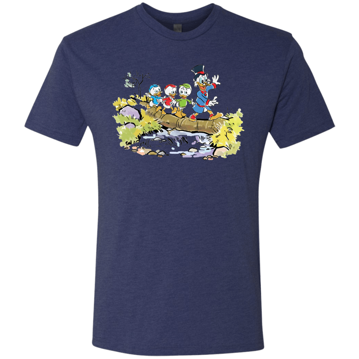 T-Shirts Vintage Navy / S Duck Tails Men's Triblend T-Shirt