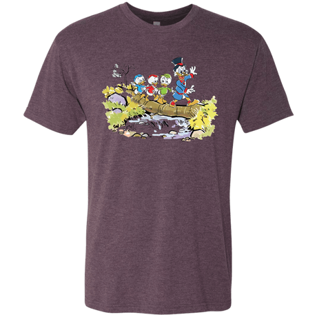 T-Shirts Vintage Purple / S Duck Tails Men's Triblend T-Shirt