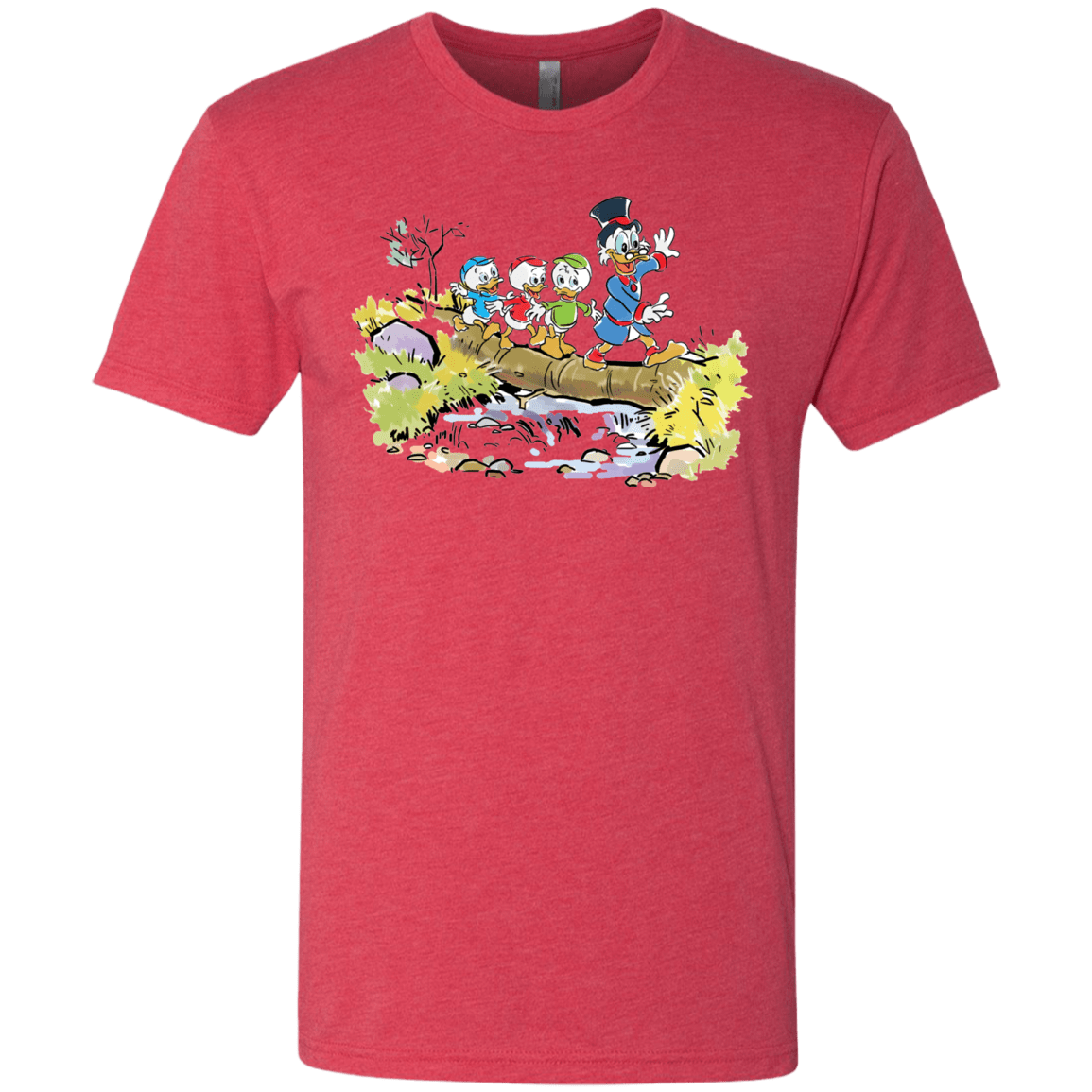 T-Shirts Vintage Red / S Duck Tails Men's Triblend T-Shirt