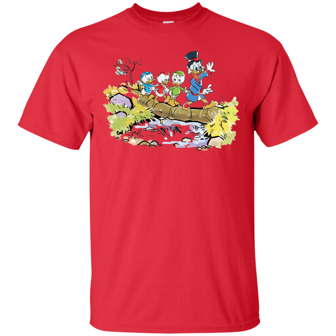 T-Shirts Red / S Duck Tails T-Shirt