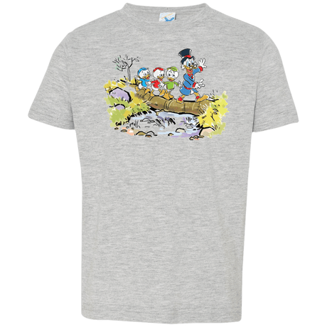 T-Shirts Heather Grey / 2T Duck Tails Toddler Premium T-Shirt