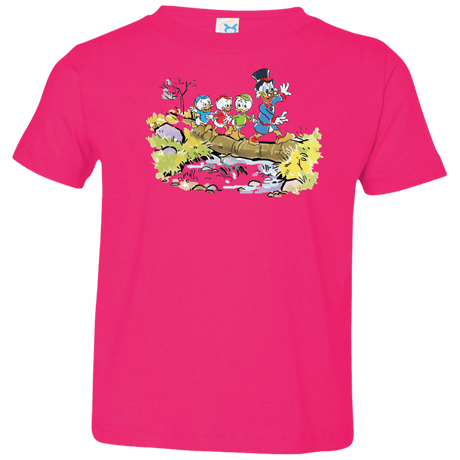 T-Shirts Hot Pink / 2T Duck Tails Toddler Premium T-Shirt