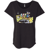 T-Shirts Vintage Black / X-Small Duck Tails Triblend Dolman Sleeve