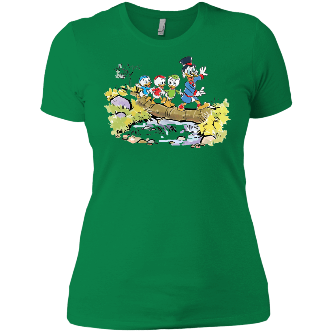 T-Shirts Kelly Green / X-Small Duck Tails Women's Premium T-Shirt